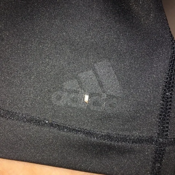 Adidas spandex/compression shorts size large​ sports athletic gym shorts green​​ - Picture 3 of 6